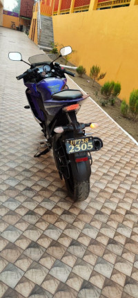 Blue Yamaha YZF R15 V2