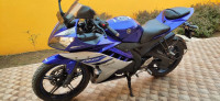 Blue Yamaha YZF R15 V2