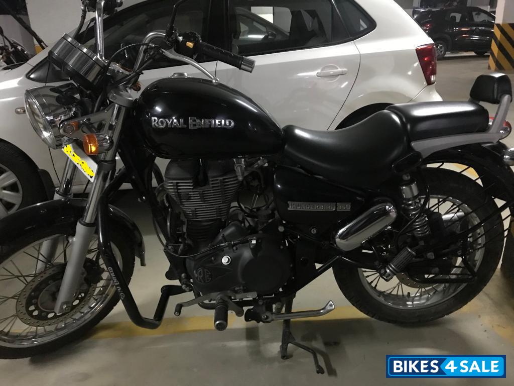 Black Royal Enfield Thunderbird