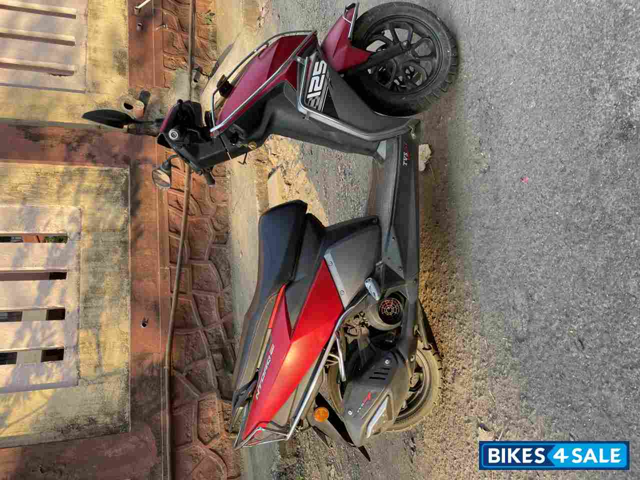 Matte Red TVS NTORQ 125