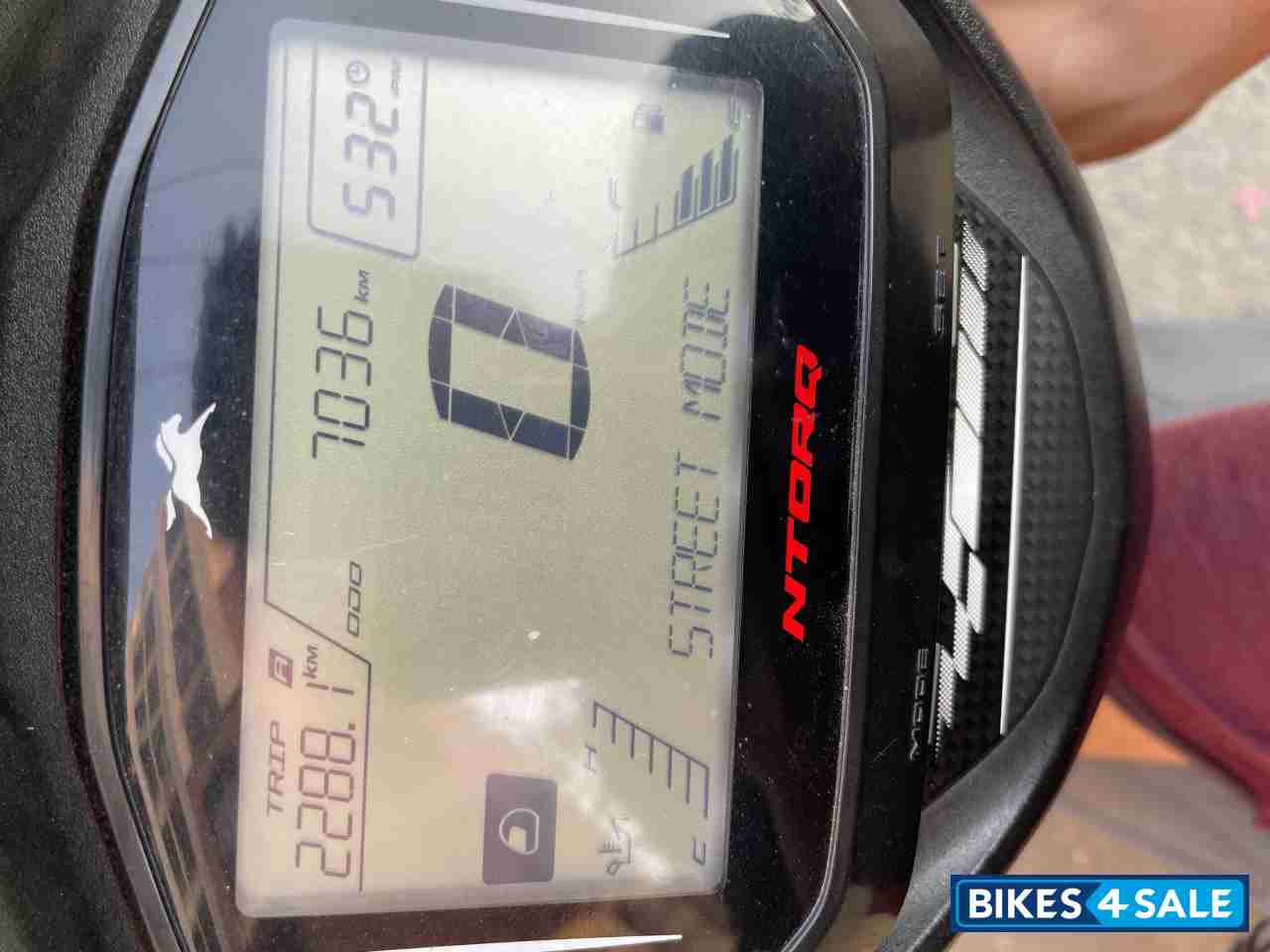 Matte Red TVS NTORQ 125