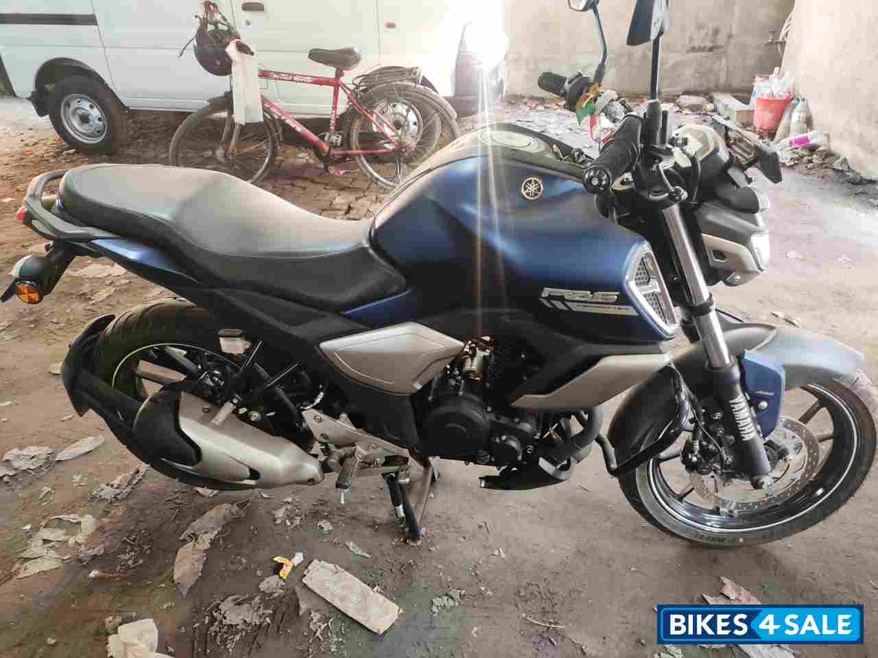 Mat Dark Purple Yamaha FZ-S FI V3 BS6