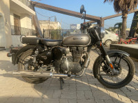Silver Royal Enfield Classic 350