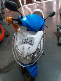 Blue - White Honda Dio