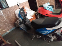 Blue - White Honda Dio