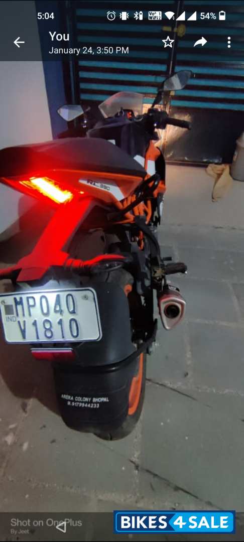 Orange Black KTM RC 390 2020
