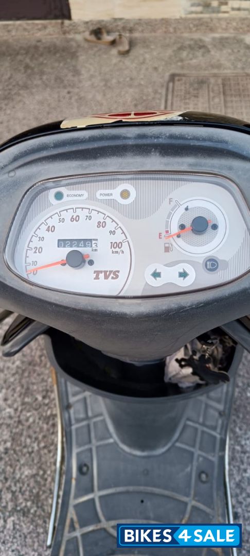 Black Grey TVS Scooty Pep Plus