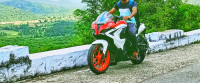 Racing Red Bajaj Pulsar RS 200 ABS
