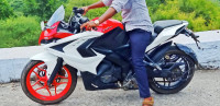 Racing Red Bajaj Pulsar RS 200 ABS