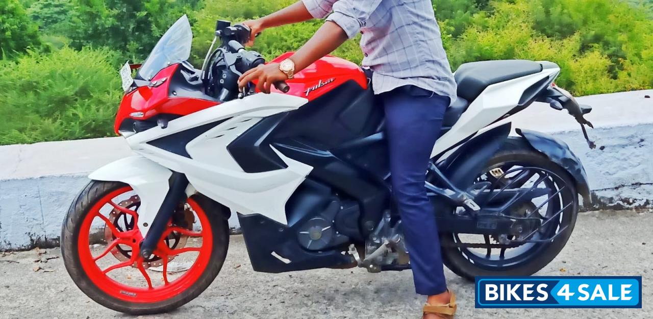 Racing Red Bajaj Pulsar RS 200 ABS