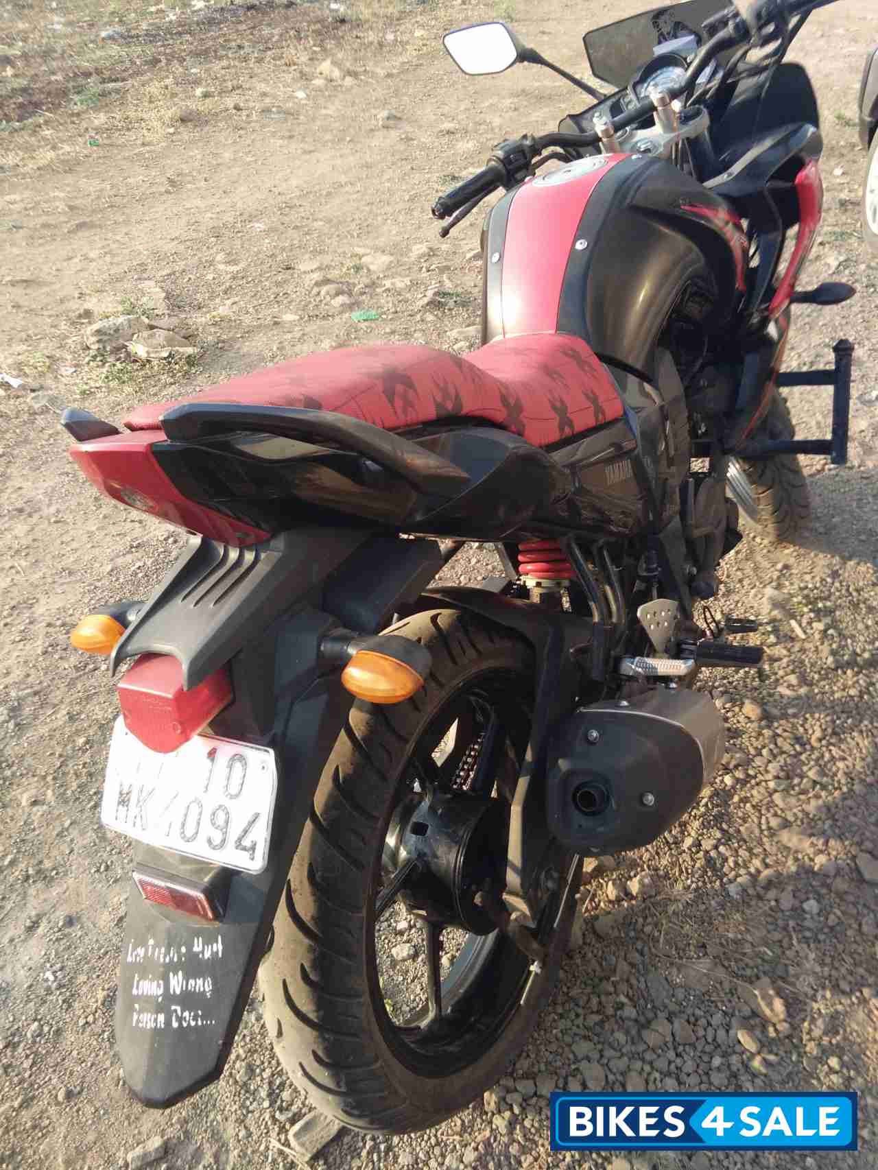 Red Black Yamaha Fazer