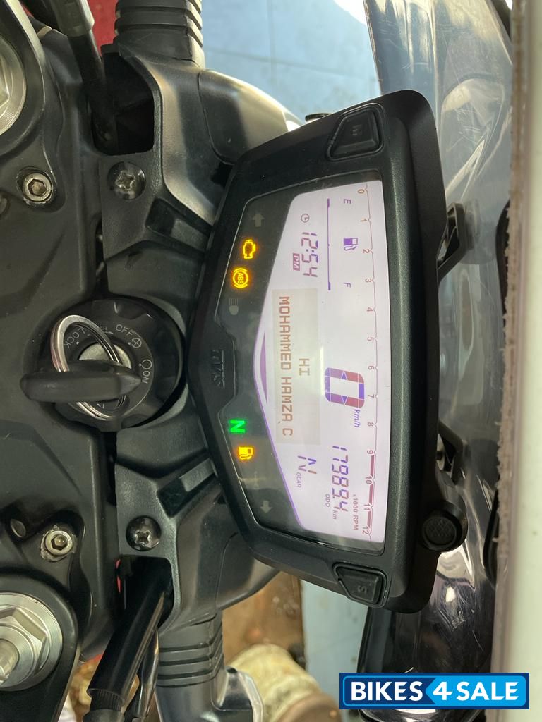 Black TVS Apache RTR 200 4V 2020