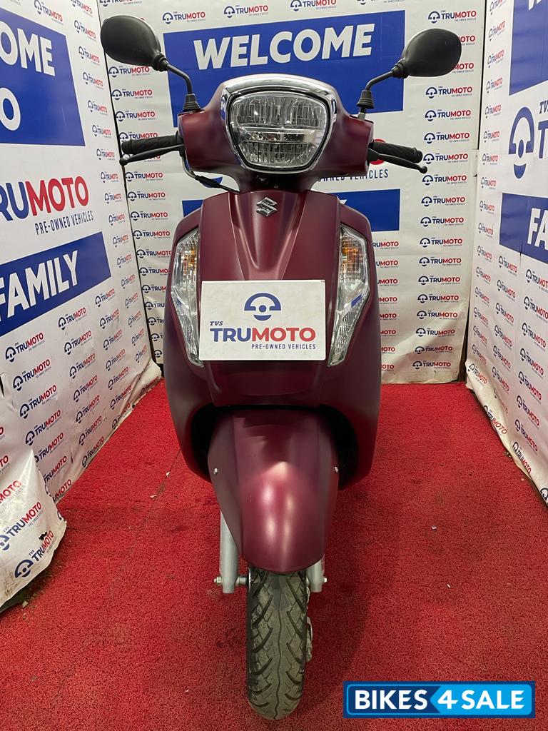 Maroon Suzuki Access 125 BS6