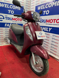 Maroon Suzuki Access 125 BS6