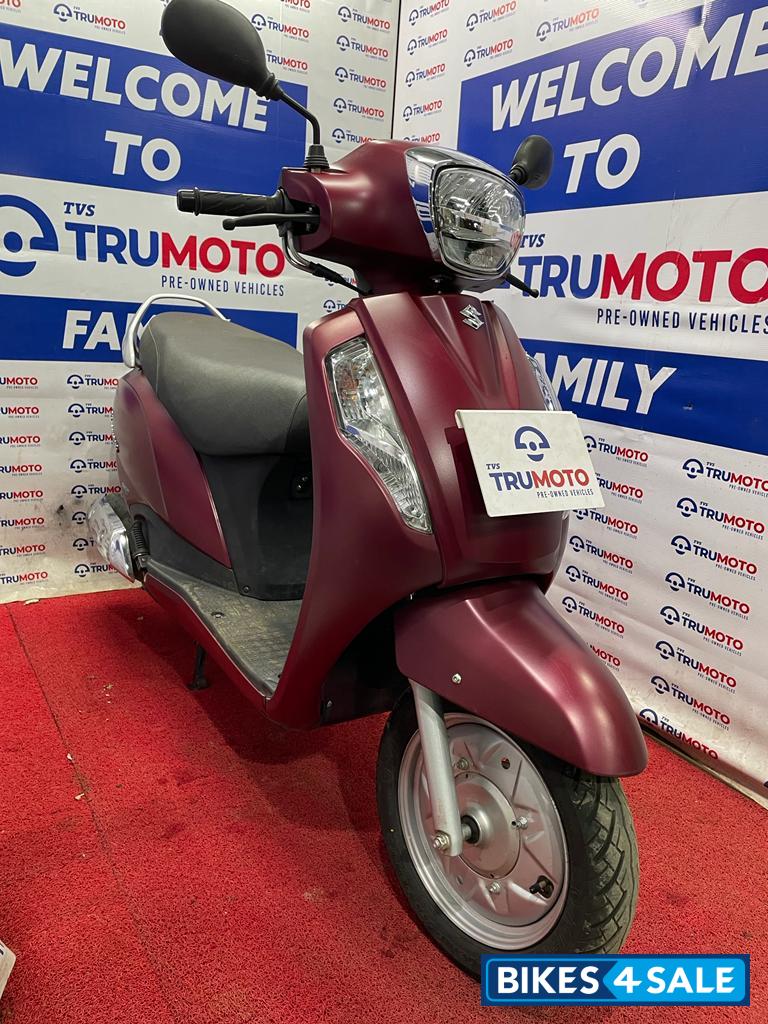 Maroon Suzuki Access 125 BS6