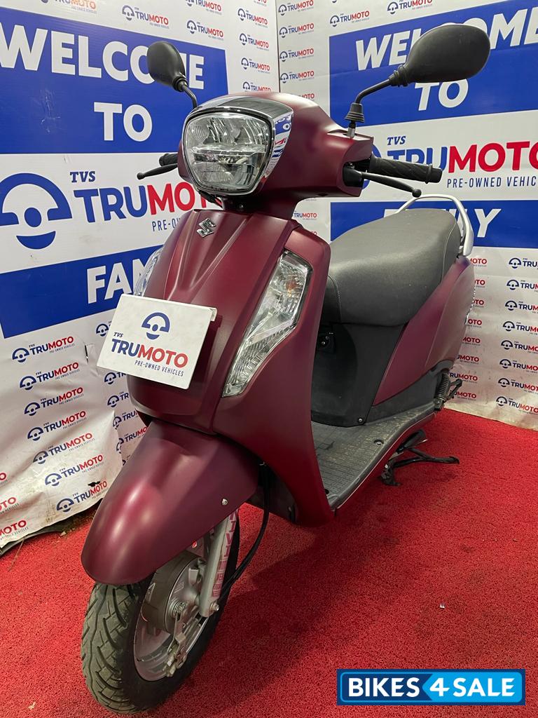 Maroon Suzuki Access 125 BS6