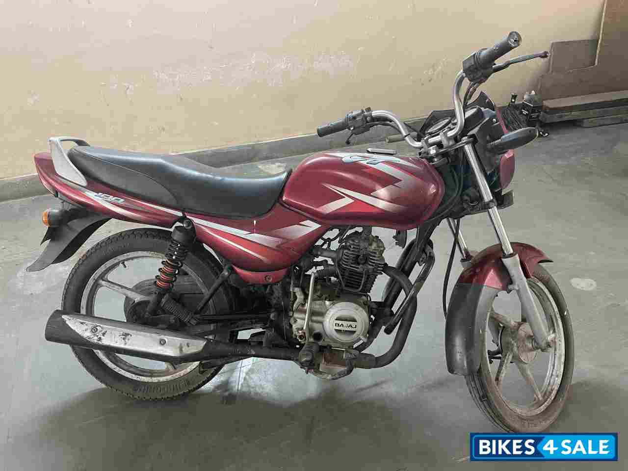 Red Bajaj CT100 ES BS6
