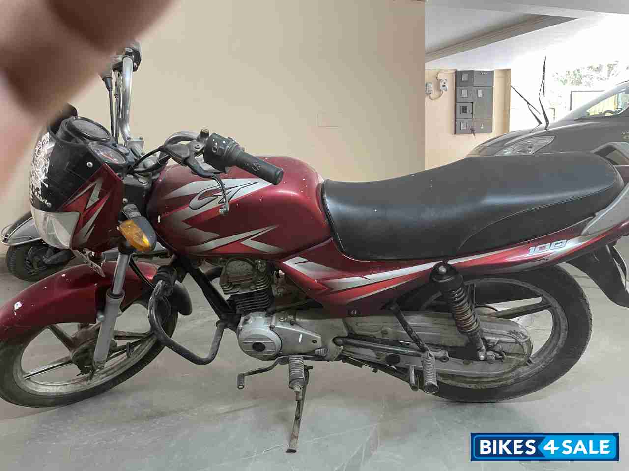 Red Bajaj CT100 ES BS6