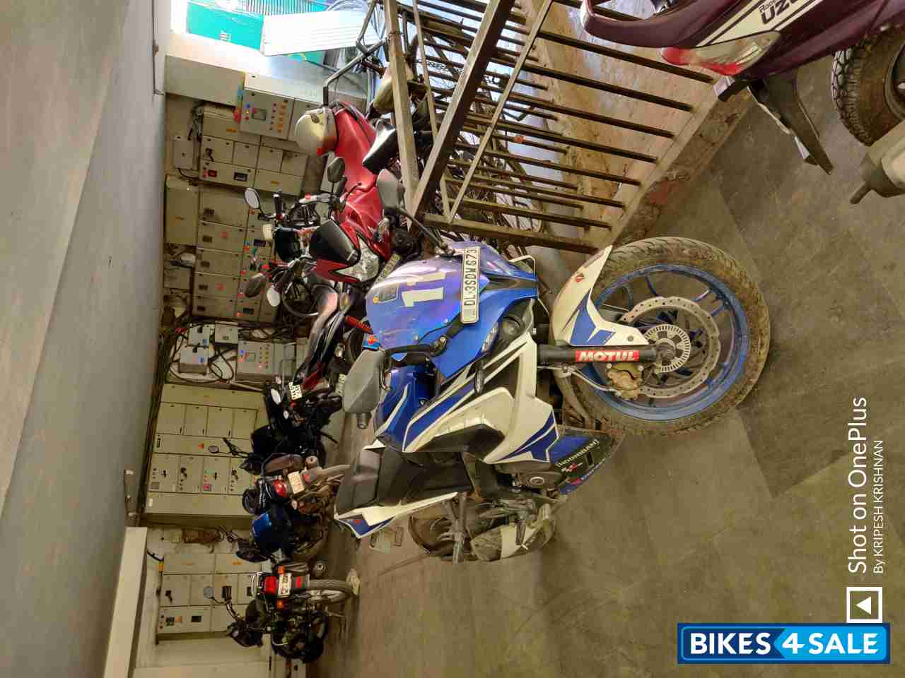 Racing Blue Bajaj Pulsar RS 200 ABS