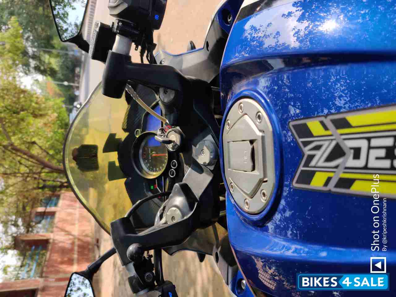 Racing Blue Bajaj Pulsar RS 200 ABS