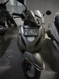 Metallic Silver Honda Activa