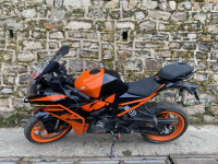 Black And Orange KTM RC 200 2022
