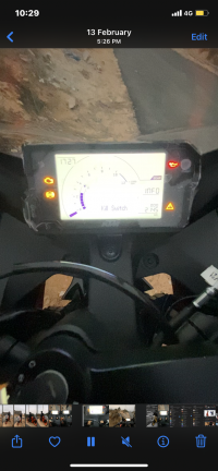 Black And Orange KTM RC 200 2022