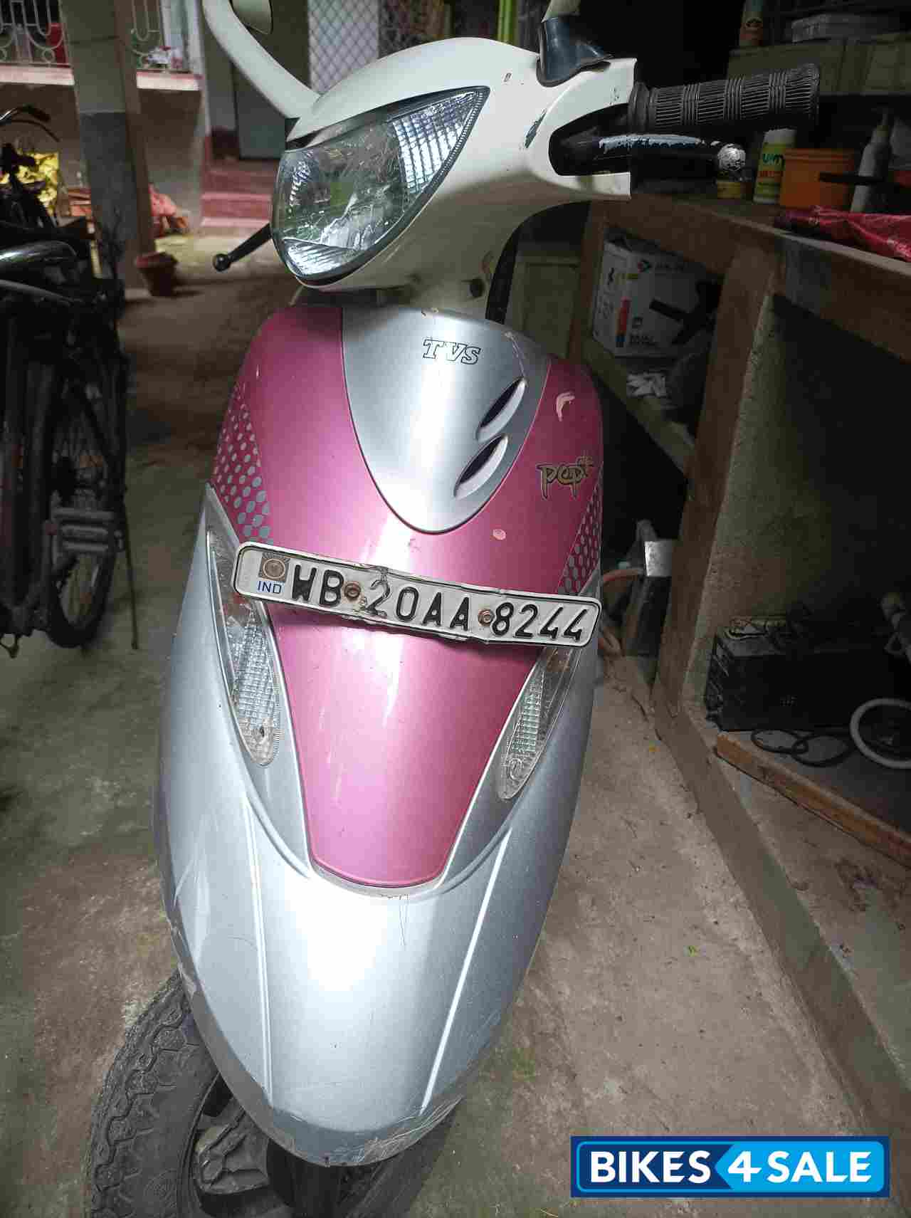 Pink TVS Scooty Pep Plus