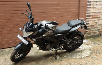 Black/grey Bajaj Pulsar NS 160 BS6