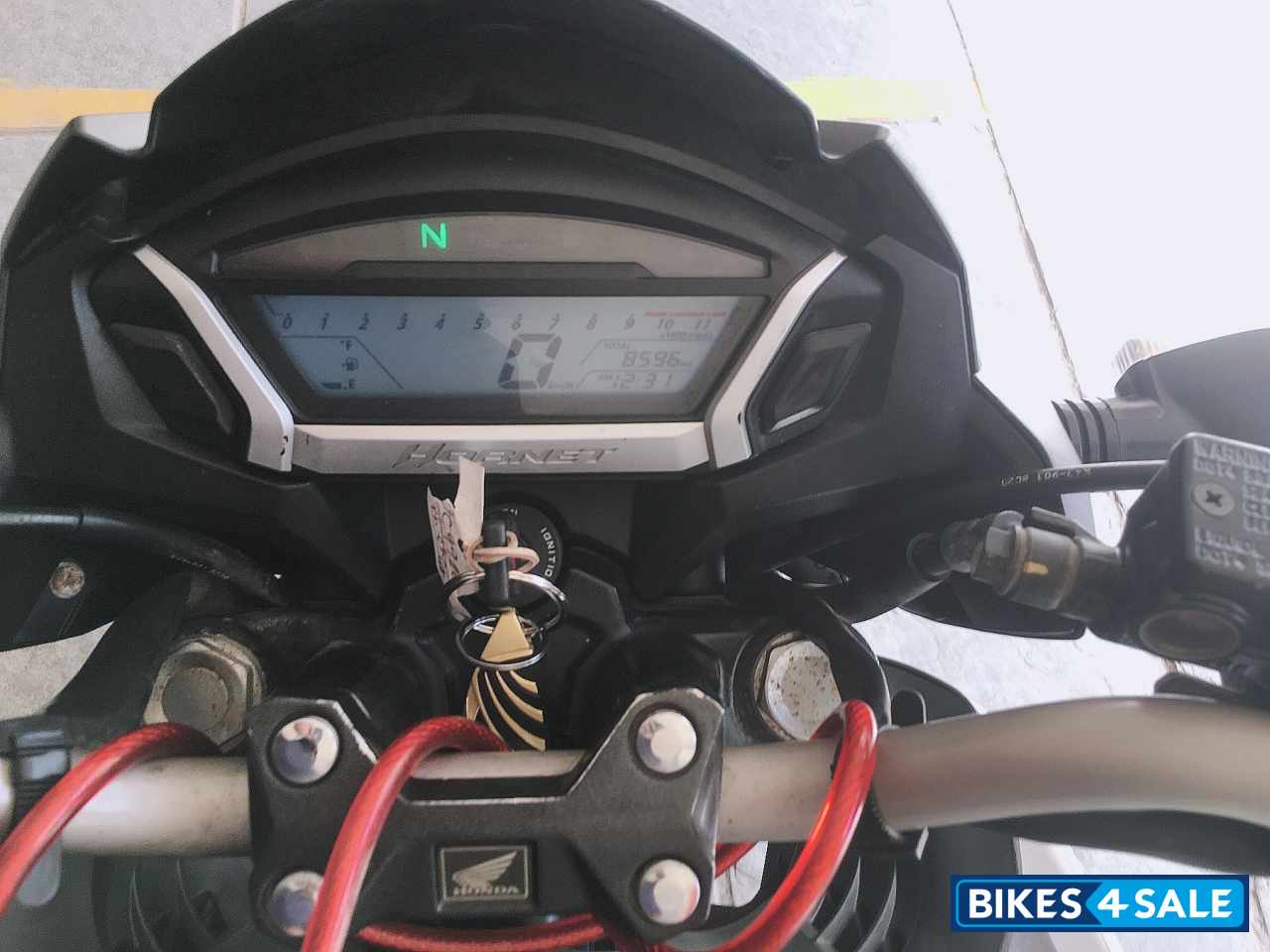 Matt Grey With Green Honda CB Hornet 160R ABS