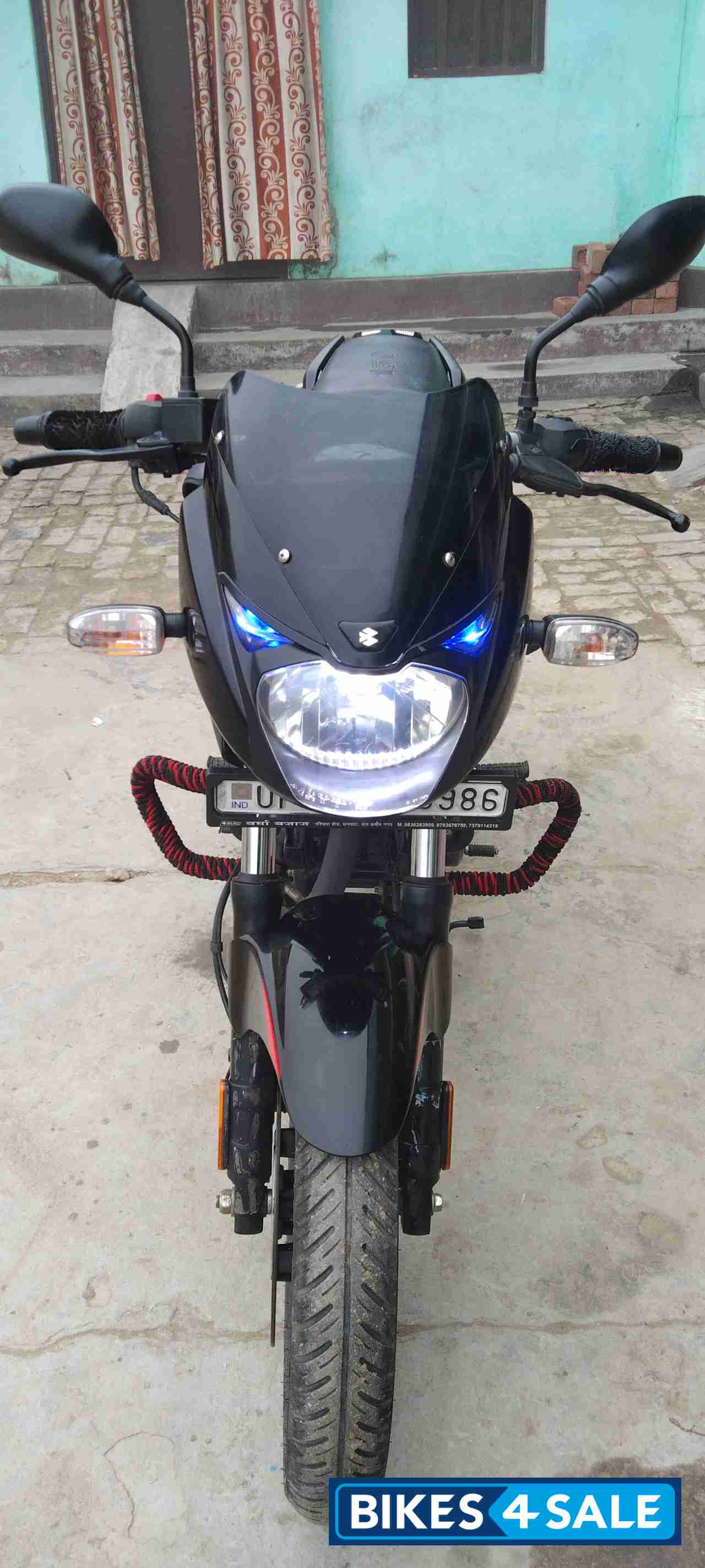 Red Black Bajaj Pulsar 150 Twin Disc BS6