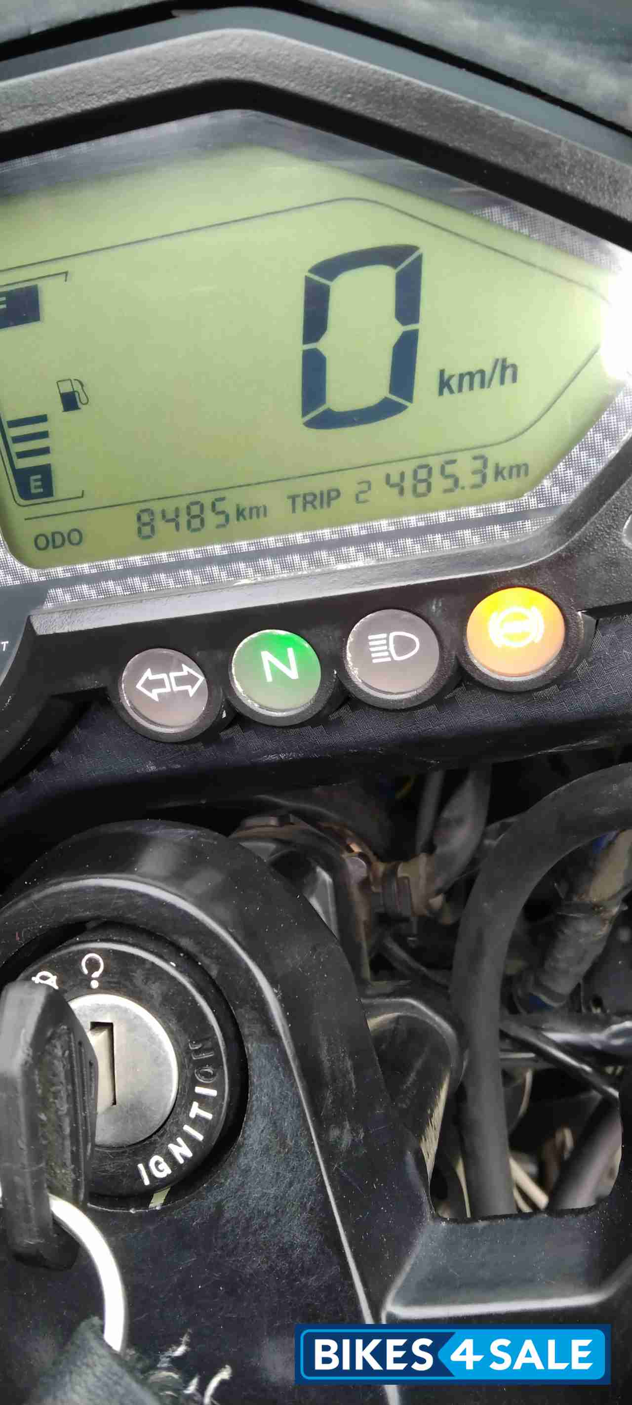 Red Black Bajaj Pulsar 150 Twin Disc BS6