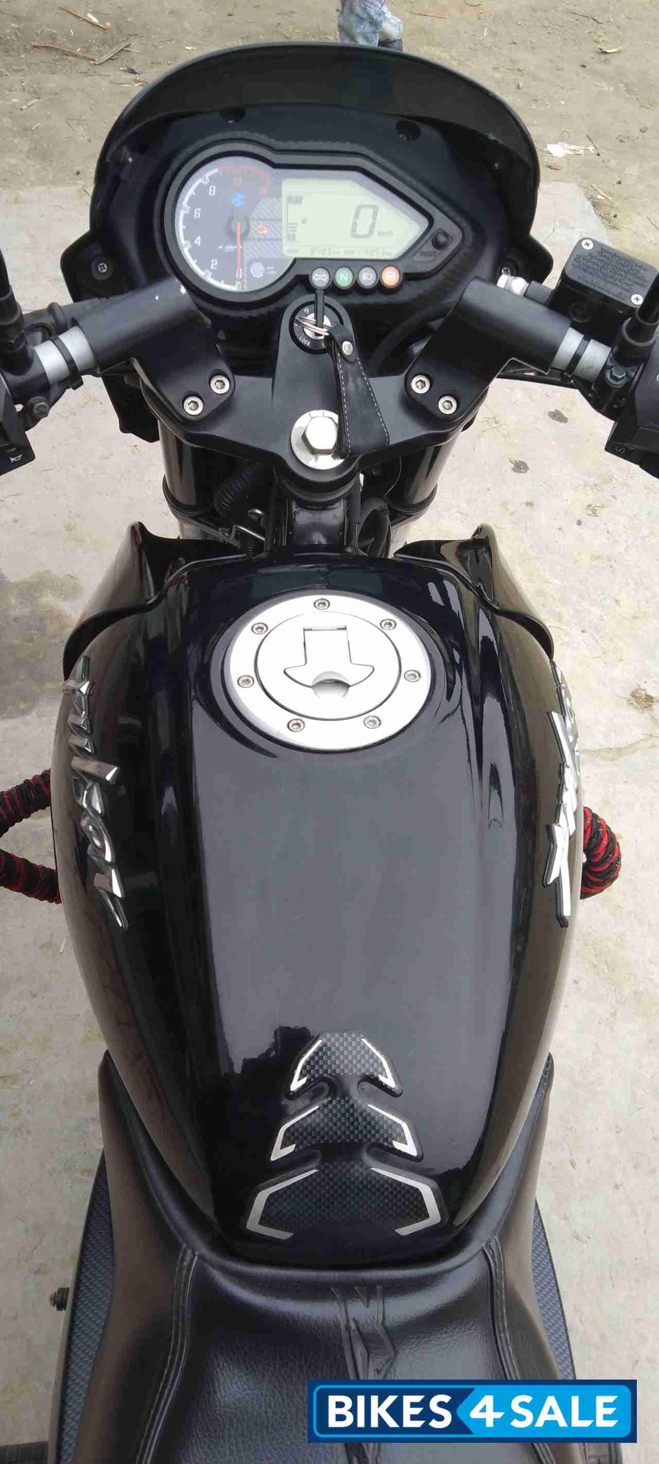 Red Black Bajaj Pulsar 150 Twin Disc BS6