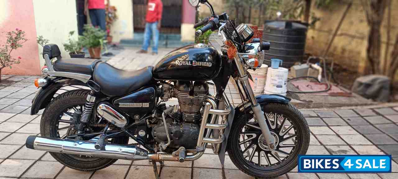 Black Royal Enfield Thunderbird