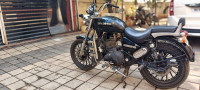 Black Royal Enfield Thunderbird