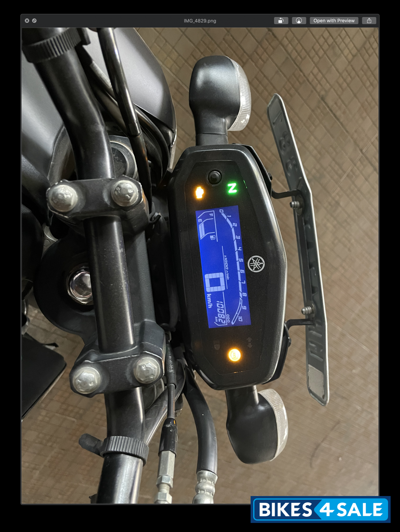 Matte Black Yamaha FZ-S FI V3 BS6