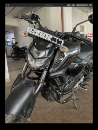 Matte Black Yamaha FZ-S FI V3 BS6