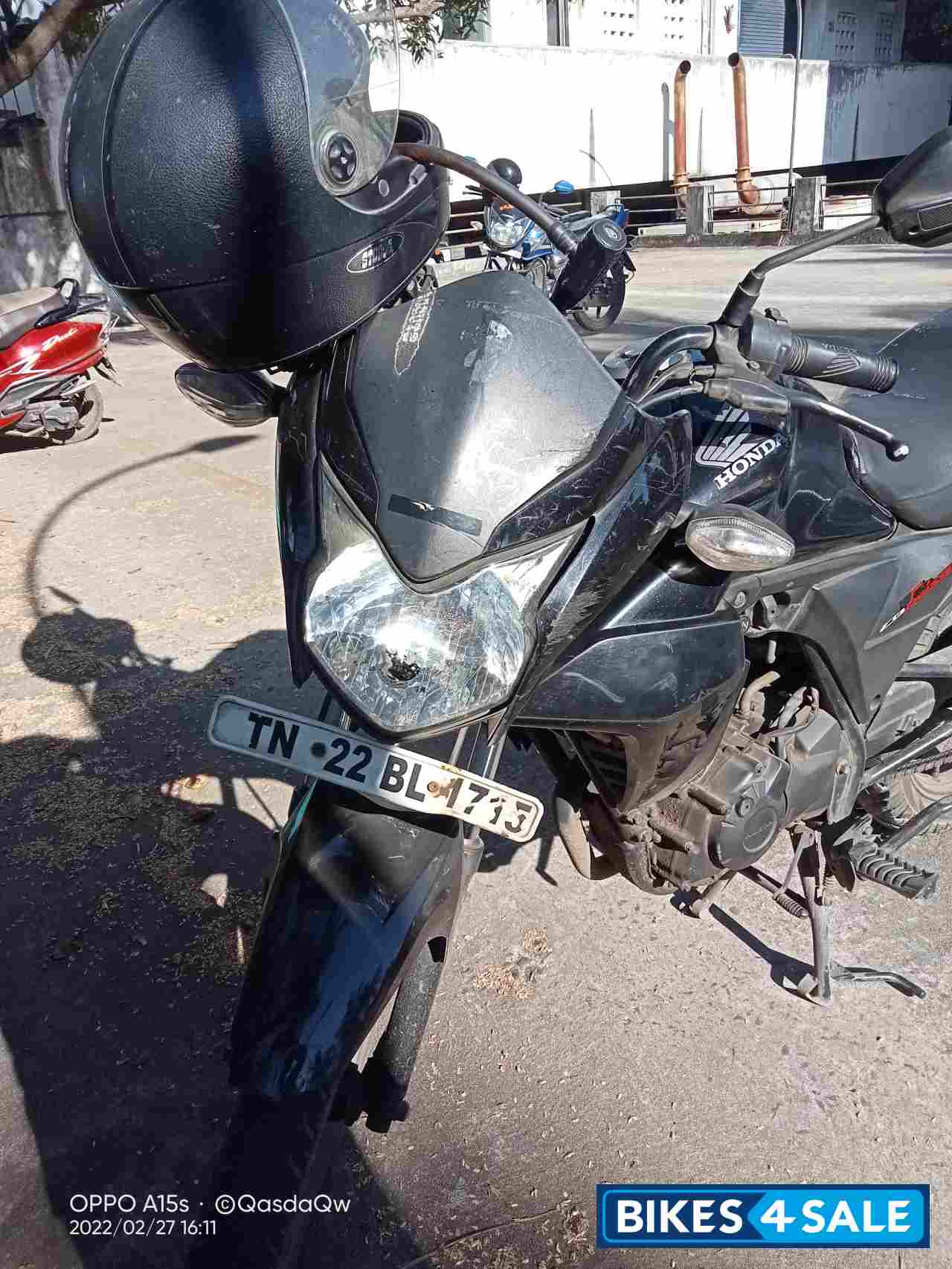 Black Honda CB Twister