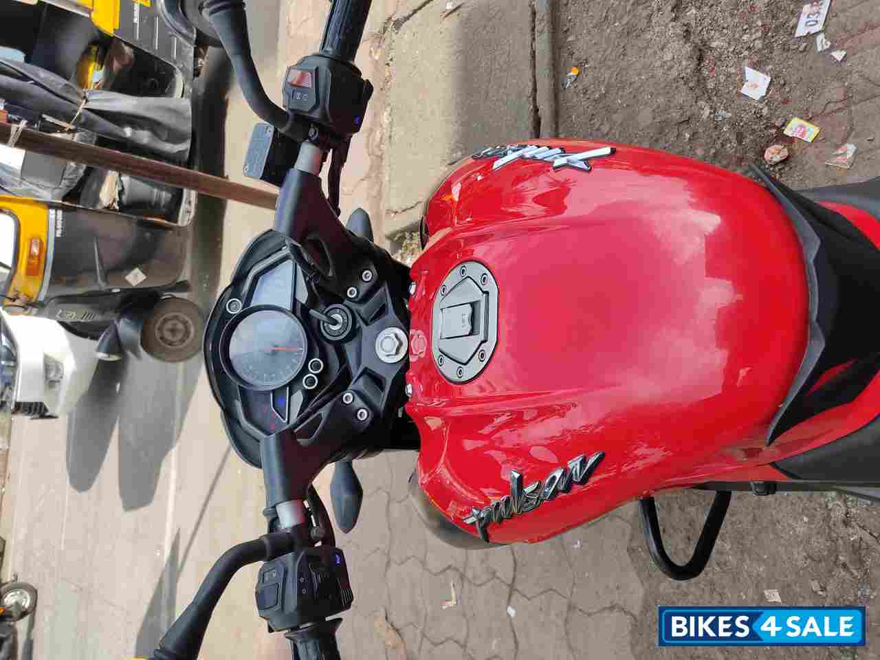 Red Bajaj Pulsar 200 NS