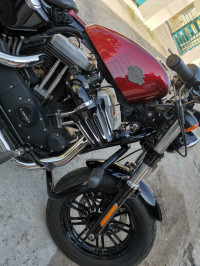 Red Harley Davidson