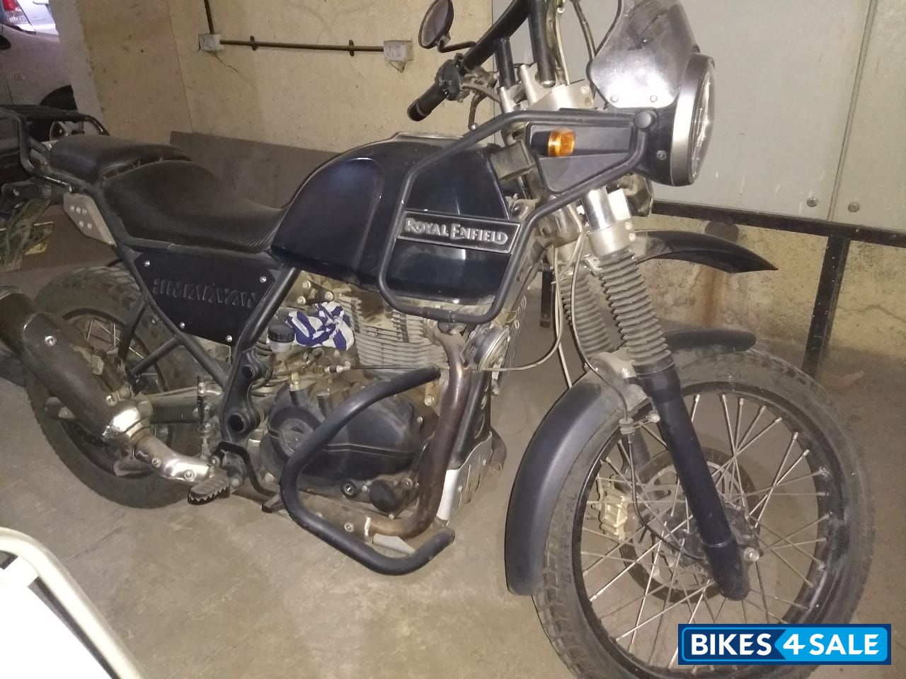 Black Royal Enfield Himalayan