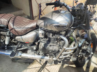 Silver And Gold Royal Enfield Meteor 350