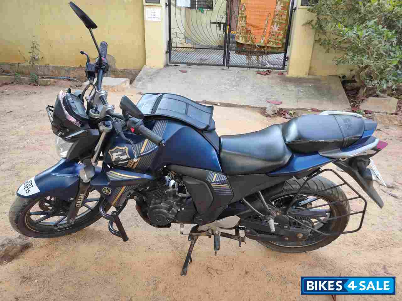 Almond Matt Blue Yamaha FZ-S FI V2