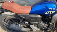 Blue Yamaha FZ-X