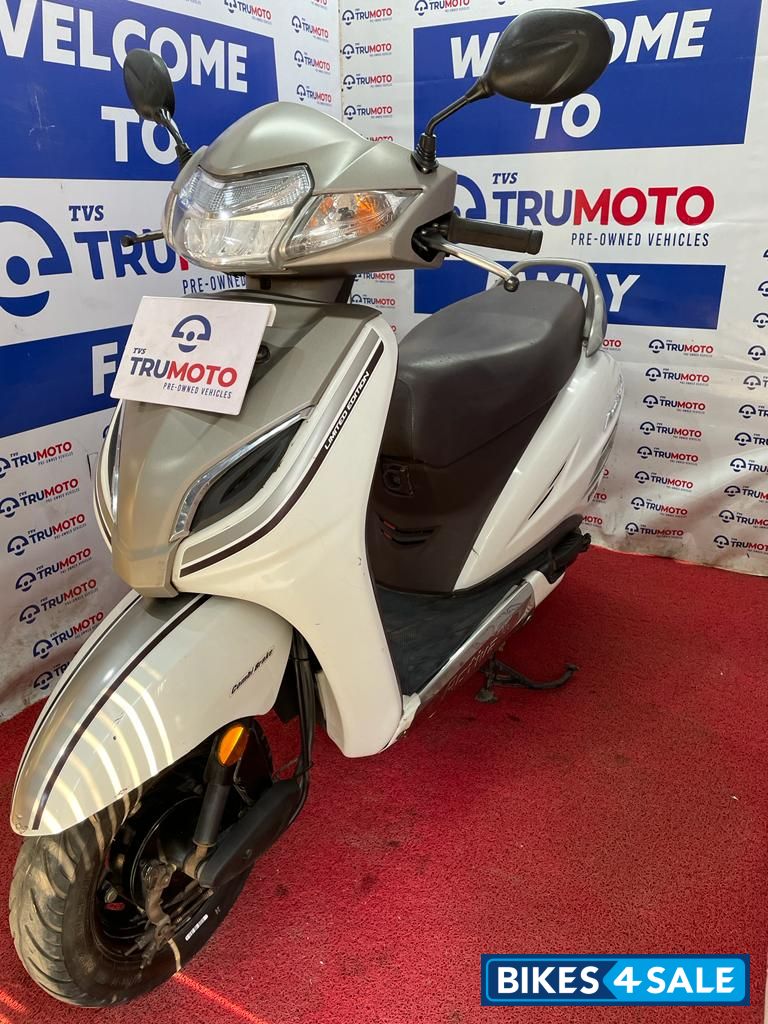 White And Gray Honda Activa 5G Limited Edition
