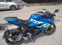 Blue Suzuki Gixxer SF