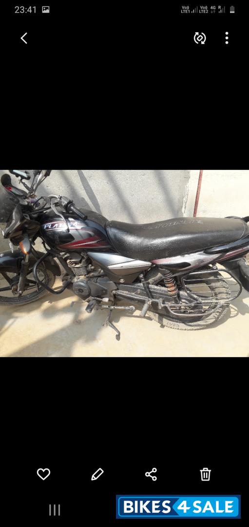 Black Bajaj Platina 100