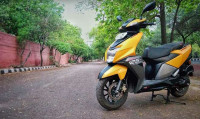 Yellow TVS NTORQ 125