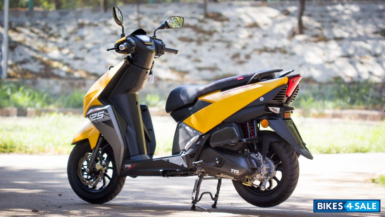 Yellow TVS NTORQ 125