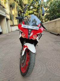 Red & White Bajaj Pulsar RS 200 ABS
